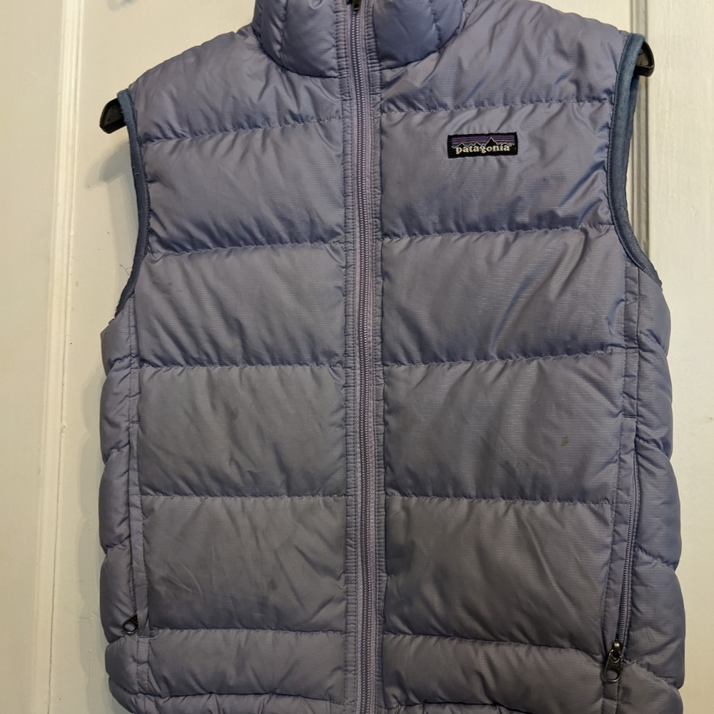 Girls Patagonia down vintage puffer vest sz 10